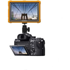 LILLIPUT A7s Field Monitor Full HD 7 Inch 4K Camera Assist Full HD 1920x1200 LCD IPS 4K HDMI Yellow Rubber case with 12V AC Adapter in Saudi Arabia