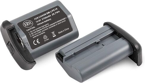 BM Premium LP-E19 High Capacity Battery for Canon EOS R3, EOS 1D X Mark III, EOS 1D X Mark II, EOS 1DX, EOS 1Ds III, EOS 1D IV, EOS 1D III Cameras in Saudi Arabia