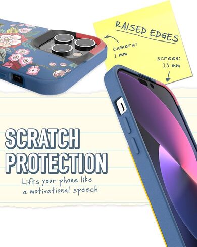 Smartish® iPhone 14 Wallet Case - Wallet Slayer Vol. 1 [Slim + Protective] Credit Card Holder - Drop Tested Hidden Card Slot Cover Compatible with Apple iPhone 14 - Black Tie Affair in Saudi Arabia