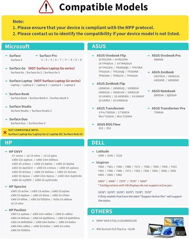 Metapen Stylus Pen M2 for Surface (Premium, 4096 Finest Control, Eraser End) - Work for Surface Pro 7//8/9/X,Surface Go 3/Book 3/Laptop 4/Studio 2, ASUS VivoBook Flip 14, for Creators,Students,Doers in Kuwait