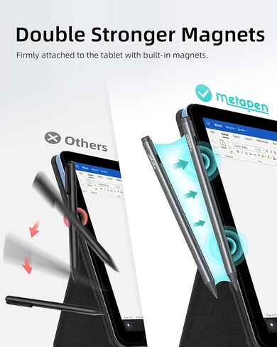 Metapen Stylus Pen M2 for Surface (Premium, 4096 Finest Control, Eraser End) - Work for Surface Pro 7//8/9/X,Surface Go 3/Book 3/Laptop 4/Studio 2, ASUS VivoBook Flip 14, for Creators,Students,Doers in Kuwait