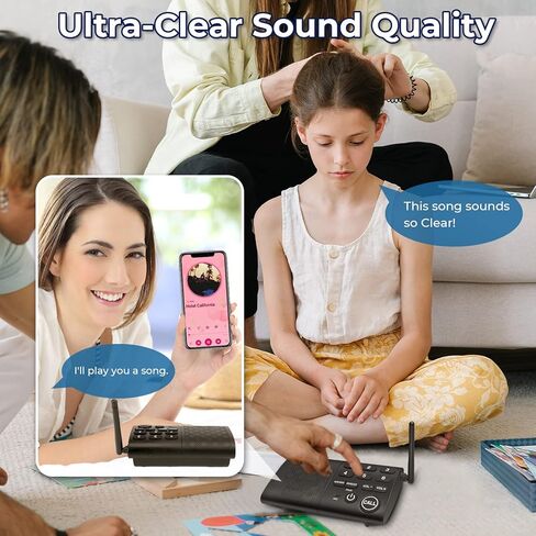 نظام اتصال داخلي لاسلكي مزدوج الاتجاه من Hosmart، اتصال ثنائي الاتجاه للمنزل والمكتب، بدون استخدام اليدين، اتصال داخلي محمول، مع صوت واضح كريستالي، نطاق 1000 قدم (3 عبوات) in Kuwait