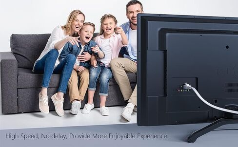 كابل إيثرنت Cat 8 بطول 6 أقدام، كابل شبكة LAN مسطح عالي السرعة 40 جيجابت في الثانية 2000 ميجا هرتز مع موصل SFTP RJ45 مطلي بالذهب، كابل شبكة داخلي محمي 26AWG للمودم/جهاز التوجيه/Xbox/PS4/الألعاب/الكمبيوتر الشخصي أسود in Kuwait
