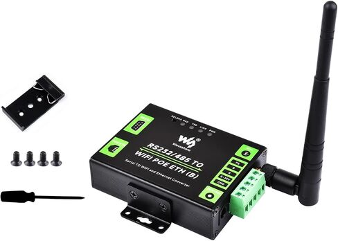RS232 / 485 إلى محول خادم تسلسلي لشبكة WiFi Ethernet وبوابة Modbus وبوابة MQTT ودعم التسلسلي إلى WIFI والتسلسلي إلى Ethernet وEthernet إلى WIFI والمسلسل إلى عميل HTTPD وما إلى ذلك. مصدر طاقة DC 6 ~ 36V in Kuwait