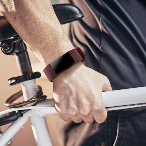 3 قطع من الأربطة الرياضية المتوافقة مع Fitbit Charge 4 Bands للنساء والرجال، أساور معصم بديلة من السيليكون الناعم قابلة للتعديل لـ Fitbit Charge 4 / Fitbit Charge 3 / Charge 4 SE/Charge 3 SE in Saudi Arabia