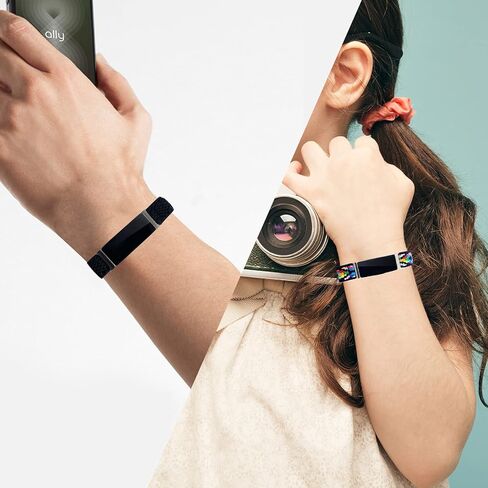 مجموعة من 3 أربطة قابلة للتمدد من BNBIDEN متوافقة مع Fitbit Inspire 2 / Inspire HR/Inspire/Ace 2، أشرطة بديلة من النايلون المرن بحلقة فردية ناعمة قابلة للتعديل لتتبع اللياقة البدنية Fitbit Inspire للنساء والرجال in Kuwait