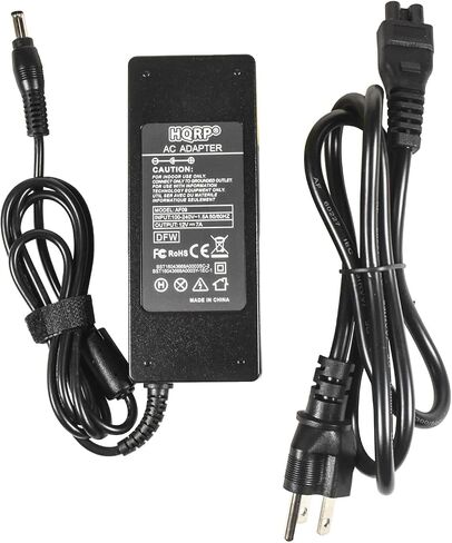HQRP 12V Power Supply 2A Security Camera AC Power Adapter to 4-Way Power Splitter Cable 100V-240V AC to 12V DC LED Power Adapter Transformers for CCTV AHD DVR Security Camera, RGB LED Strip Light in Saudi Arabia