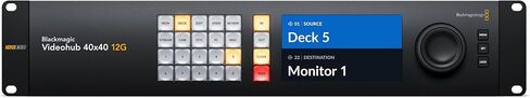 Blackmagic Design Videohub 40x40 12G جهاز توجيه فيديو بدون زمن الاستجابة in Kuwait