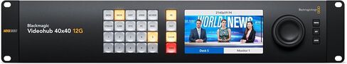 Blackmagic Design Videohub 40x40 12G جهاز توجيه فيديو بدون زمن الاستجابة in Kuwait