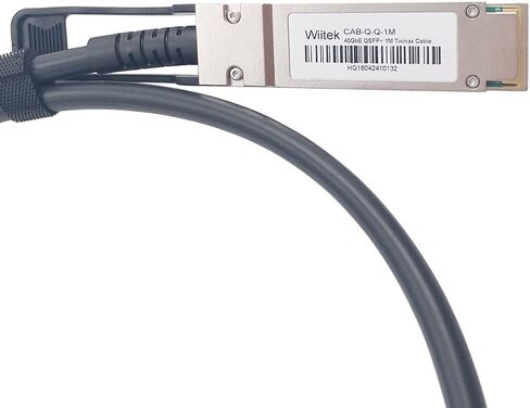 1M QSFP+ DAC Twinax Networking Cable, 40GbE QSFP+ Direct Attached Copper Cable, 30AWG Black, for Arista CAB-Q-Q-1M in Saudi Arabia