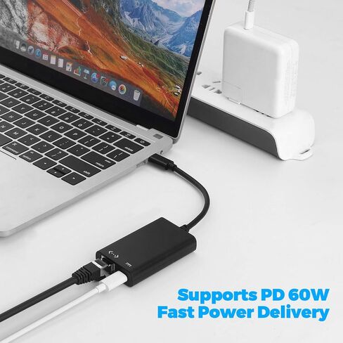USB C الى ايثرنت مع محول شحن in Kuwait
