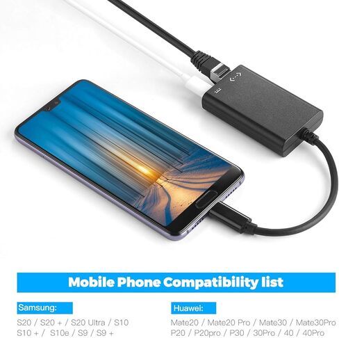 USB C الى ايثرنت مع محول شحن in Kuwait