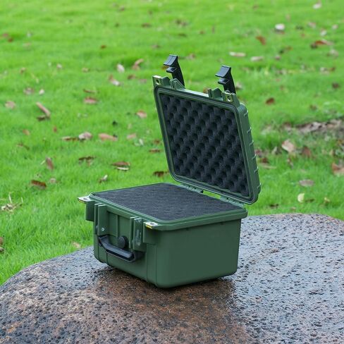 MEIJIA Portable All Weather Waterproof Camera Case With Foam,Fit Use of Drones,Camera,Equipments,Elegant Black,10.62 x9.68x6.87inches in Saudi Arabia