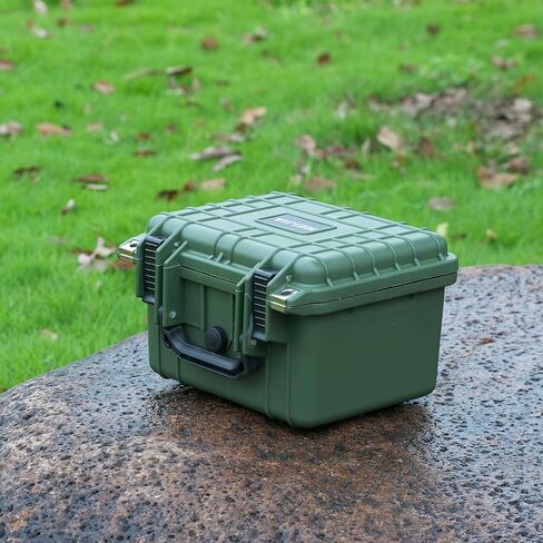 MEIJIA Portable All Weather Waterproof Camera Case With Foam,Fit Use of Drones,Camera,Equipments,Elegant Black,10.62 x9.68x6.87inches in Saudi Arabia