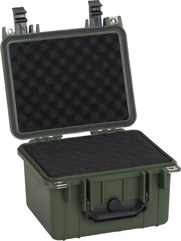 MEIJIA Portable All Weather Waterproof Camera Case With Foam,Fit Use of Drones,Camera,Equipments,Elegant Black,10.62 x9.68x6.87inches in Saudi Arabia