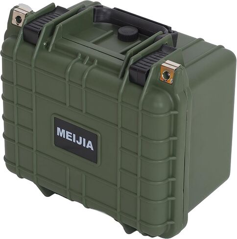 MEIJIA Portable All Weather Waterproof Camera Case With Foam,Fit Use of Drones,Camera,Equipments,Elegant Black,10.62 x9.68x6.87inches in Saudi Arabia