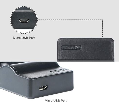 شاحن بطارية USB نحيف NB-11L لكاميرا Canon PowerShot ELPH 110 HS, 130 HS, 340 HS, 350 HS, A2300, SX400 IS A2400 IS A2500, A3500 IS A4000 IS IXS 240 HS, IXUS 285 HS in Kuwait