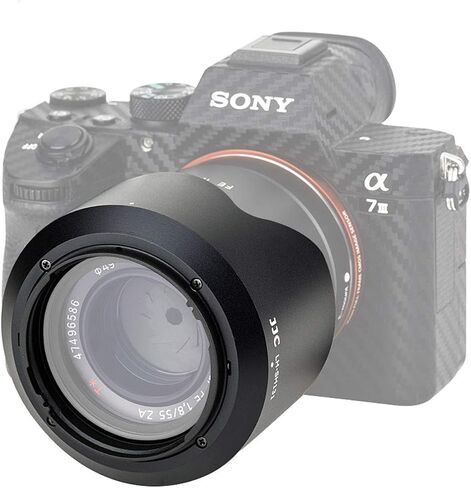 غطاء عدسة بتلات معدني من جيه جيه سي LH-SH131 لسوني سونار T FE 55 ملم f1.8 ZA/T E 24 ملم f/1.8 ZA، غطاء عدسة سوني سونار 55 ملم 1.8، غطاء عدسة سونار 24 ملم 1.8 ZA، بديل لغطاء عدسة سوني ALC-SH131 in Saudi Arabia