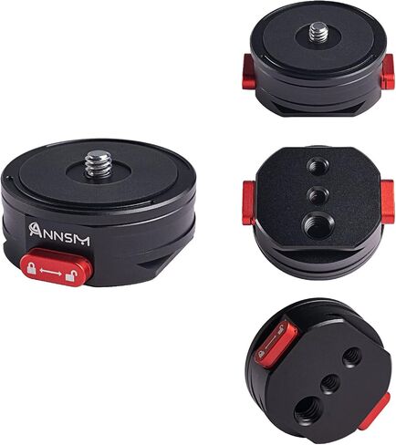 Mini Quick Release Plate QR300 for Tripod Setup Kit with Security Lock for DSLR Camera Sony/Nikon/Mobile Phone and Tripod/Slider/Dolly/Stabilizer/Monopod in Kuwait