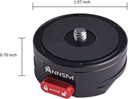 Mini Quick Release Plate QR300 for Tripod Setup Kit with Security Lock for DSLR Camera Sony/Nikon/Mobile Phone and Tripod/Slider/Dolly/Stabilizer/Monopod in Kuwait