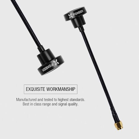 هوائي Paguda PRO 5.8G FPV هوائي SMA باجودا RHCP 150 مم متعدد الاتجاه لطائرات السباق بدون طيار كوادكوبتير TX/RX (أسود) in Kuwait