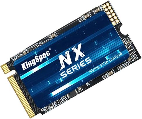 KingSpec 1 تيرابايت PCIe4.0 NVMe SSD، M.2 2280 SSD 3D NAND Flash - سرعة قراءة تصل إلى 4800 ميجابايت/ثانية، متوافق مع PS5 / سطح المكتب/الكمبيوتر المحمول in Kuwait