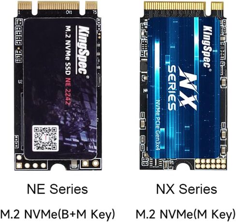 KingSpec 1 تيرابايت PCIe4.0 NVMe SSD، M.2 2280 SSD 3D NAND Flash - سرعة قراءة تصل إلى 4800 ميجابايت/ثانية، متوافق مع PS5 / سطح المكتب/الكمبيوتر المحمول in Kuwait