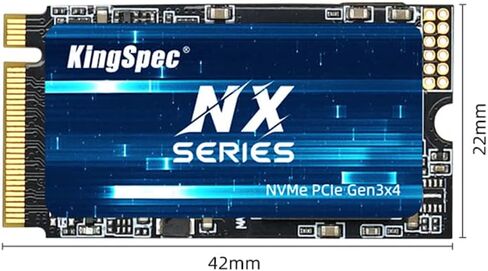KingSpec 1 تيرابايت PCIe4.0 NVMe SSD، M.2 2280 SSD 3D NAND Flash - سرعة قراءة تصل إلى 4800 ميجابايت/ثانية، متوافق مع PS5 / سطح المكتب/الكمبيوتر المحمول in Kuwait