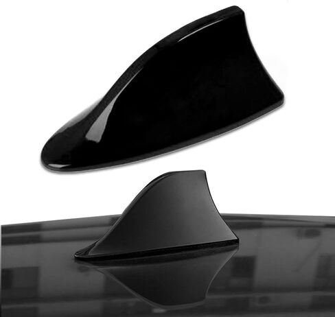 ASUBHA Car Shark Fin Antenna Cover, Stylish Shark Antenna for Car Decorations, Waterproof Antenna Cover Replacement Automotive Exterior Accessories for Signal Stabilization in Kuwait