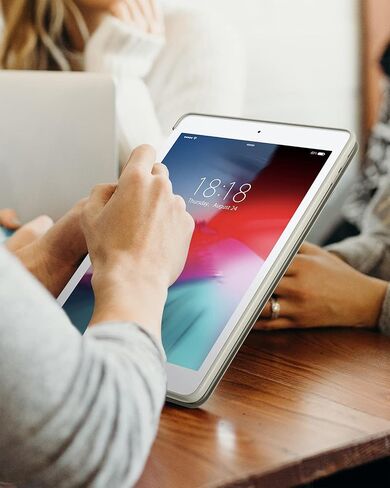 حافظة DTTO لجهاز iPad 9.7 2018 iPad 6th Generation / 2017 iPad 5th Generation Case، غطاء ذكي خفيف الوزن مناسب مع حافظة خلفية ناعمة من مادة TPU لجهاز iPad 9.7 2018/2017 [نوم/تنبيه تلقائي] - ذهبي وردي in Kuwait