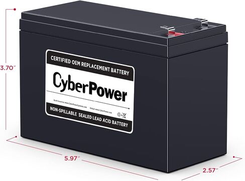 CyberPower RB1290 UPS Replacement Battery Cartridge, Maintenance-Free, User Installable, 12V/9Ah in Saudi Arabia