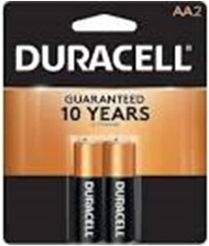 Duracell AA Alkaline Batteries 1.5v (2 Pack) MN1500 (LR6) in Kuwait