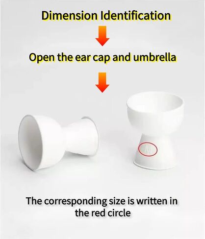 Acediar AirPods Pro Replacement Ear Tips [3 Pairs] for AirPods Pro1,2, Silicon Earbuds Tips with Noise Reduction Hole, Fit in The Charging Case (Sizes S/M/L, White) in Kuwait