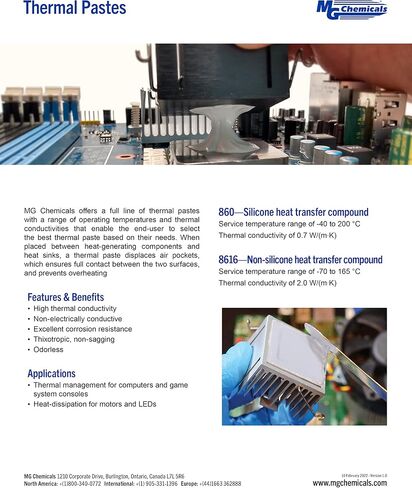 MG Chemicals - 860-60G Silicone Heat Transfer Compound, 60g Jar in Kuwait