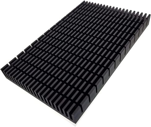 YVSPTIK Aluminum Heat Sink Heatsink Module Cooler Fin Heat Radiator Board Cooling for Amplifier Transistor Semiconductor Devices Black Tone 150mm (L) x 93mm (W) x15mm (H) in Saudi Arabia