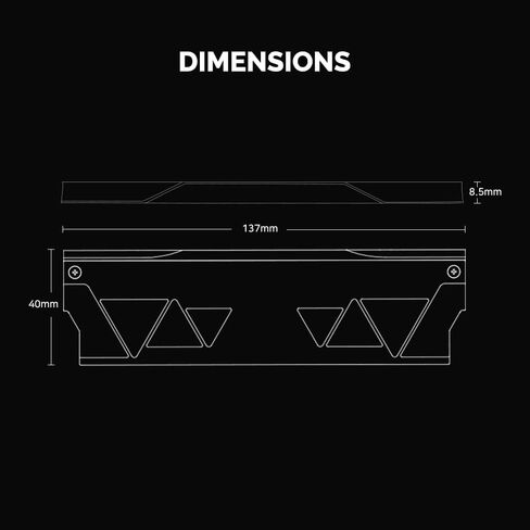 Zalman ARGB DDR Memory RAM Cooler، مجموعة مبدد حرارة RGB DDR لـ DDR5 / DDR4 / DDR3، سبائك الألومنيوم (ZM-MH10) 2-Pack in Kuwait
