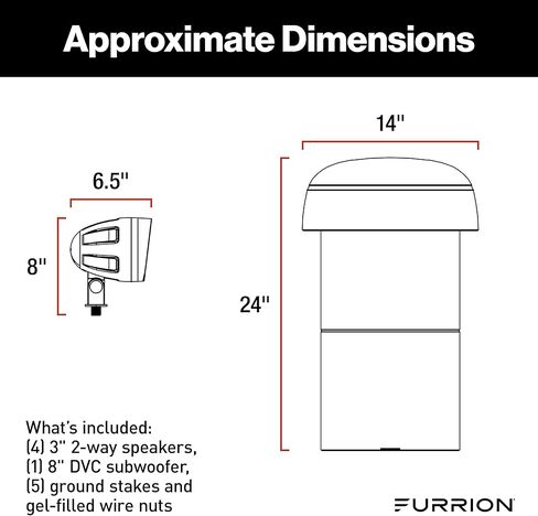 فوريون نظام مكبر صوت للمناظر الطبيعية الخارجية من سلسلة تراس 4.1 من اورورا للباحات والطوابق والحدائق 2022323829 in Kuwait