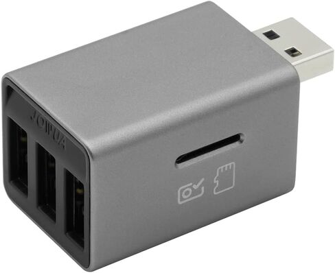 JOWUA 3 Port USB HUB مع قارئ DashCam متوافق مع Tesla Model 3، Model Y Glovebox، دعم OTG، 3X USB-A Port Support USB 3.0 in Kuwait