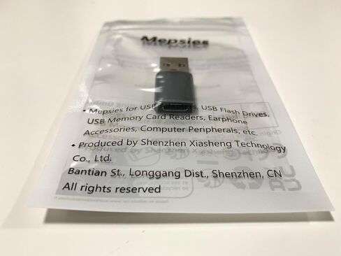 USB to USB C Adapter, Type C to USB 3.1 Adapter 10Gbps Compatible with iPhone 17 16 15 14 13 12, Samsung Galaxy S25 S24 S23 S22 S21, MacBook, PC, Laptop (Grey) in Kuwait