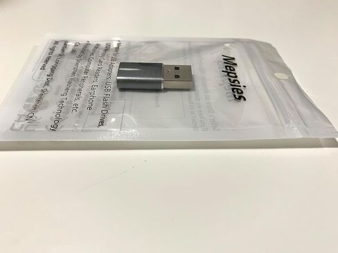 USB to USB C Adapter, Type C to USB 3.1 Adapter 10Gbps Compatible with iPhone 17 16 15 14 13 12, Samsung Galaxy S25 S24 S23 S22 S21, MacBook, PC, Laptop (Grey) in Kuwait