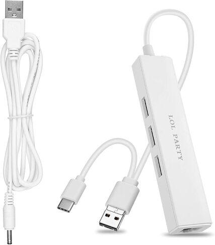 كابل مايكرو USB نوع C او تي جي يعمل بالطاقة USB 2.0 محول ايثرنت سلكي لشبكة LAN لاجهزة الكمبيوتر التي تعمل بنظام اندرويد وسامسونج in Kuwait