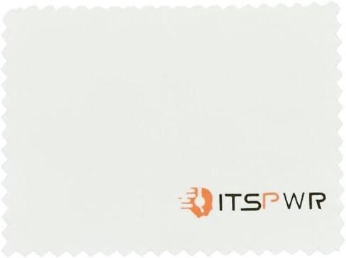 ITSPWR Bundle Containing: Standard Horizon MH-73A4B Submersible Speaker Microphone, Built-in Rotating Clip, Broad Compatibility, and ITSPWR Cleaning Cloth in Kuwait