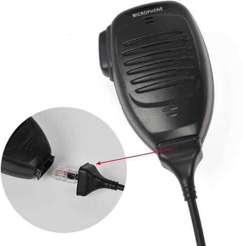 KMC-35 Standard Dynamic Mobile Microphone (RJ45) HYS Slim-Line Hand Microphone for NX700 NX800 TK8180 TK7180 TK7360 TK8160 in Saudi Arabia