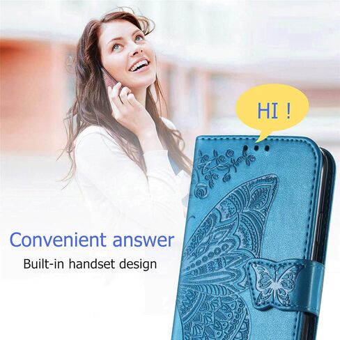 for Samsung Galaxy S23 FE Phone Case Wallet,Women Flip Folio PU Leather Protective Case Wrist Strap Card Slots Holder Pocket Emboss Butterfly Flower Stand Flip Case for Samsung Galaxy S23 FE Purple in Kuwait