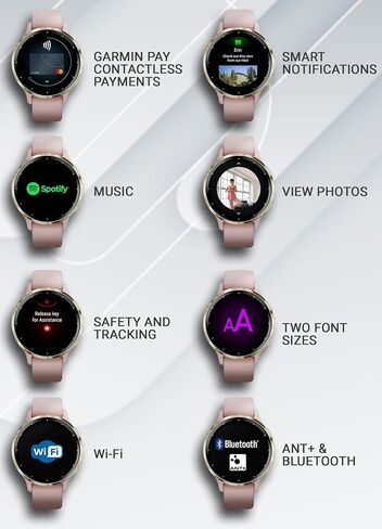 Wearable4U Garmin Venu 3: ساعة ذكية من الفولاذ المقاوم للصدأ فضي مقاس 45 مم | شاشة AMOLED مقاس 1.4 بوصة عمر بطارية يصل إلى 14 يومًا | ساعة رجالية متعددة الرياضات - حجر أبيض | حزمة هدايا ميزات الصحة واللياقة البدنية المتقدمة in Kuwait
