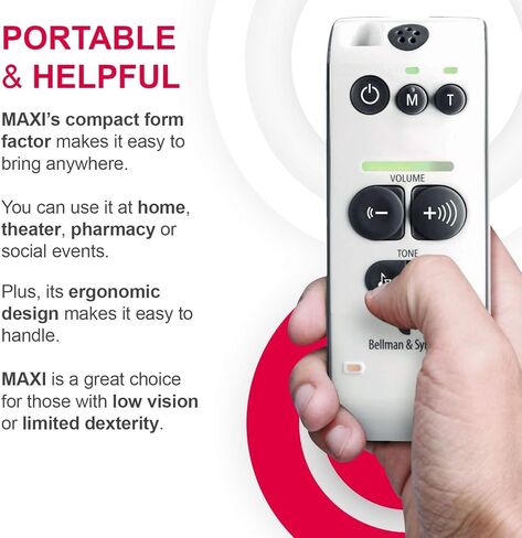 Bellman Audio Maxi Personal Amplifier with Dual Earphones in Kuwait