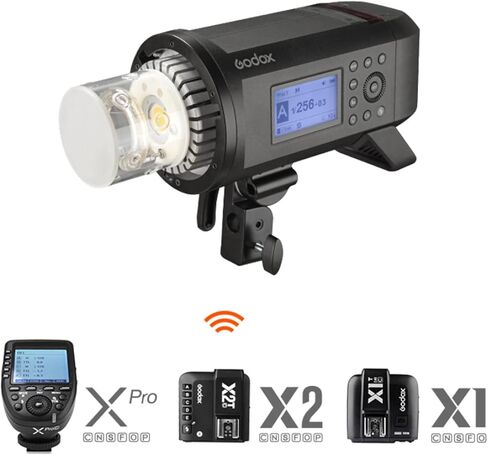 Godox AD600Pro 600Ws TTL Flash w/Godox 60 * 60cm Softbox 2.4G 1/8000s 2600mAh Battery 360 Full Power Flashes,0.01-0.9s Recycle Strobe Flash Compatible with Canon Nikon Sony FUJIFILM Olympus Panasonic in Saudi Arabia