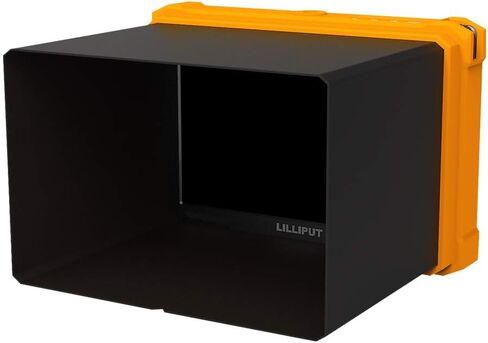ليليبوت شاشة ميدانية A7s FHD 7 انش 4K مساعد كاميرا FHD 1920x1200 LCD IPS 4K HDMI حافظة مطاطية صفراء مع محول تيار متردد 12 فولت in Saudi Arabia