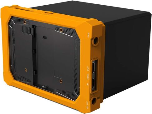 ليليبوت شاشة ميدانية A7s FHD 7 انش 4K مساعد كاميرا FHD 1920x1200 LCD IPS 4K HDMI حافظة مطاطية صفراء مع محول تيار متردد 12 فولت in Saudi Arabia