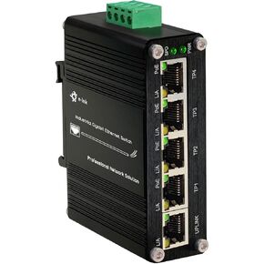 Mini 5-Port Gigabit Industrial Switch, DIN/Wall Mount, -40~167°F, 10Gbps in Saudi Arabia